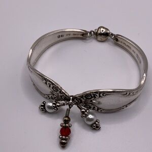 Vintage Silver Plated Silverware Spoon Bracelet